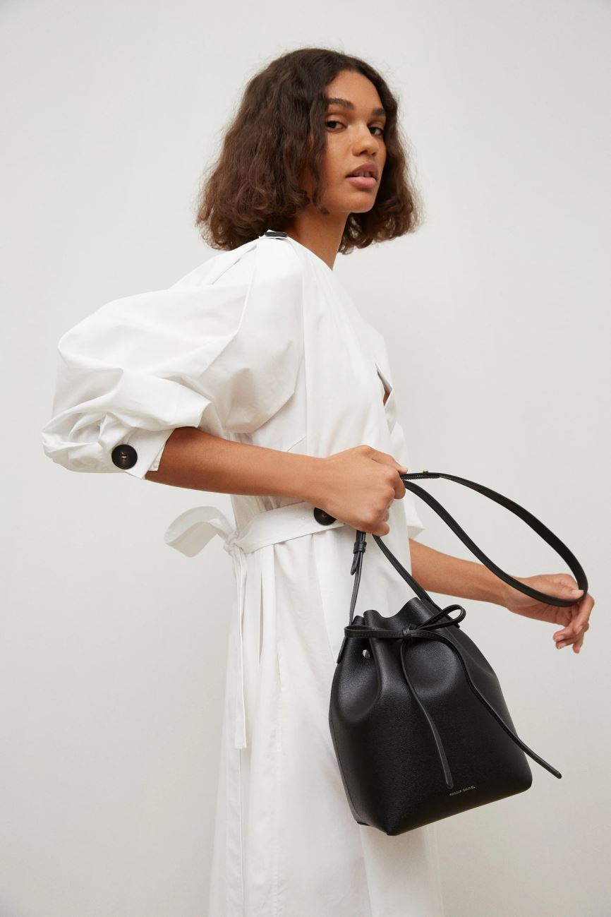 Women's Mansur Gavriel Mini Bucket Bags Black | AU 8965LC